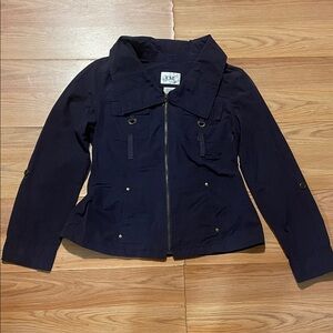 Live a little Navy Jacket